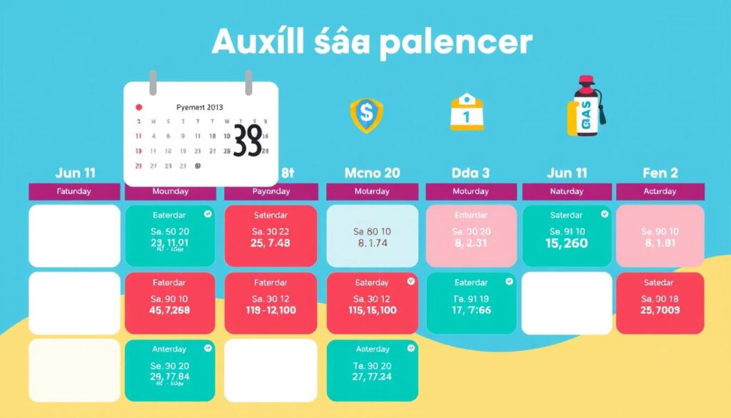 Calendário de pagamento Auxílio-Gás